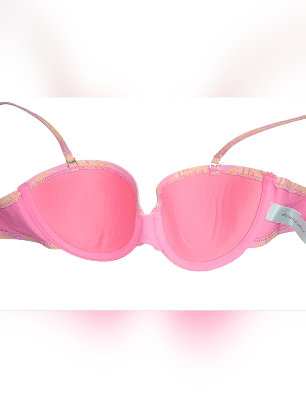 Vineyard Vines Bandeau Bikini Set, Womens XS - Picture 3 of 10